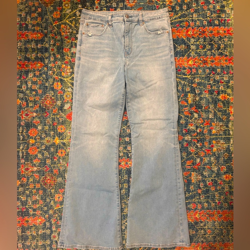 American Eagle Super High Rise Flare